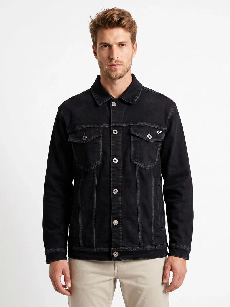 CHAQUETA HOMBRE ELLUS ALGODÓN DENIM