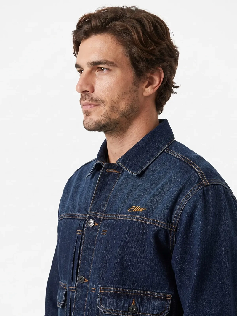 CHAQUETA HOMBRE ELLUS ALGODÓN DENIM - 4