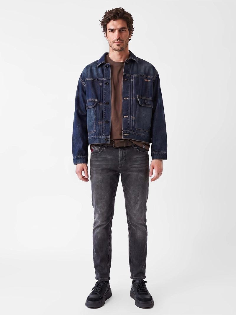 CHAQUETA HOMBRE ELLUS ALGODÓN DENIM - 5