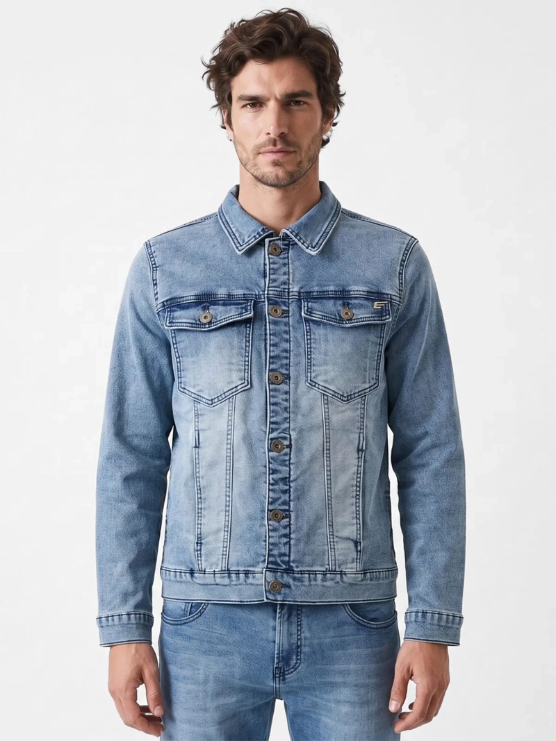 CHAQUETA HOMBRE ELLUS ALGODÓN DENIM - 1