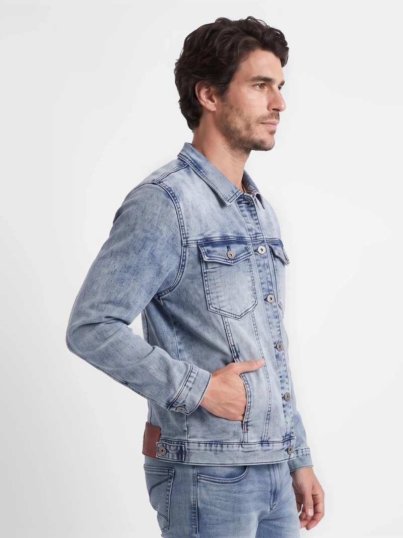 CHAQUETA HOMBRE ELLUS ALGODÓN DENIM - 3