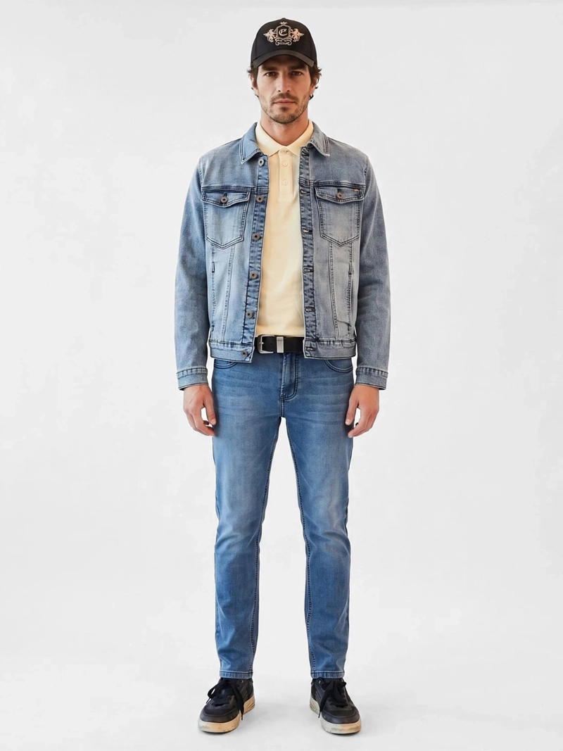 CHAQUETA HOMBRE ELLUS ALGODÓN DENIM - 4