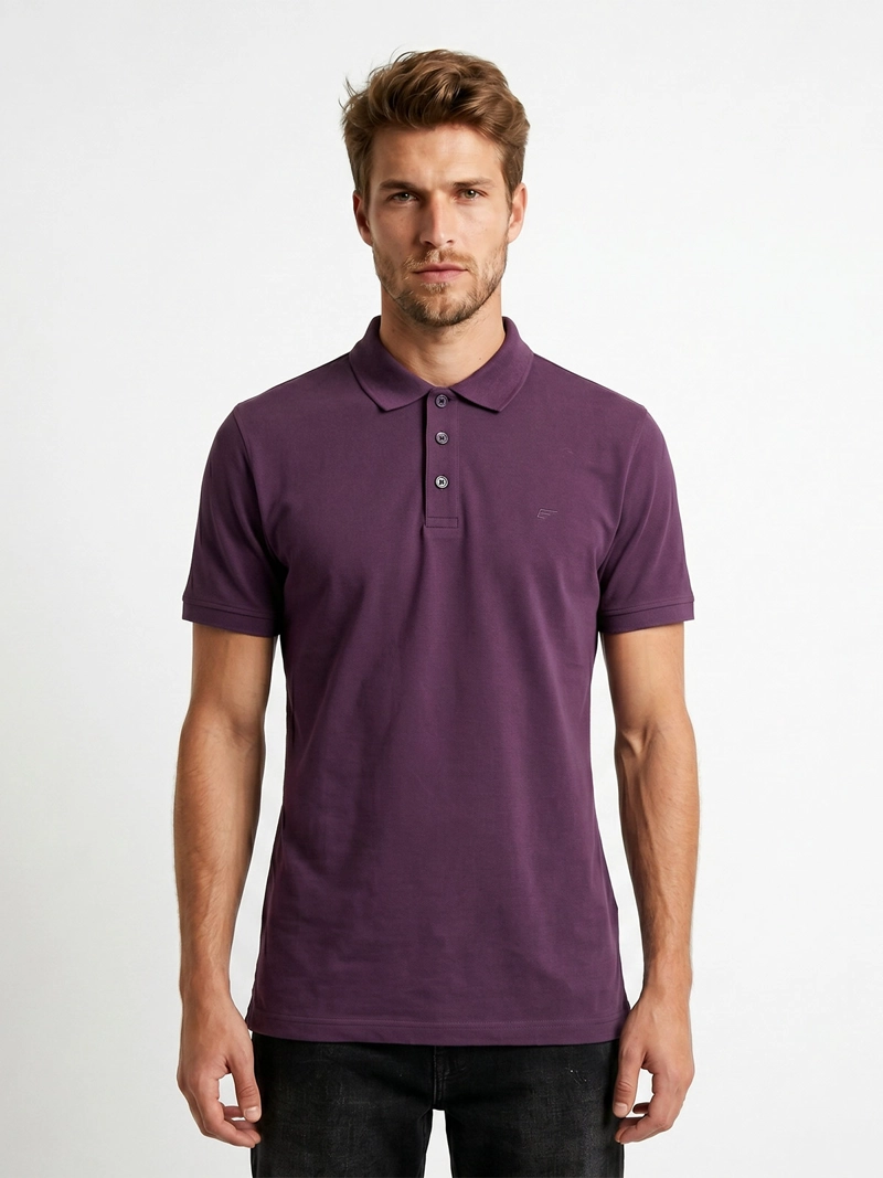 POLERA HOMBRE ELLUS ALGODÓN MANGA CORTA