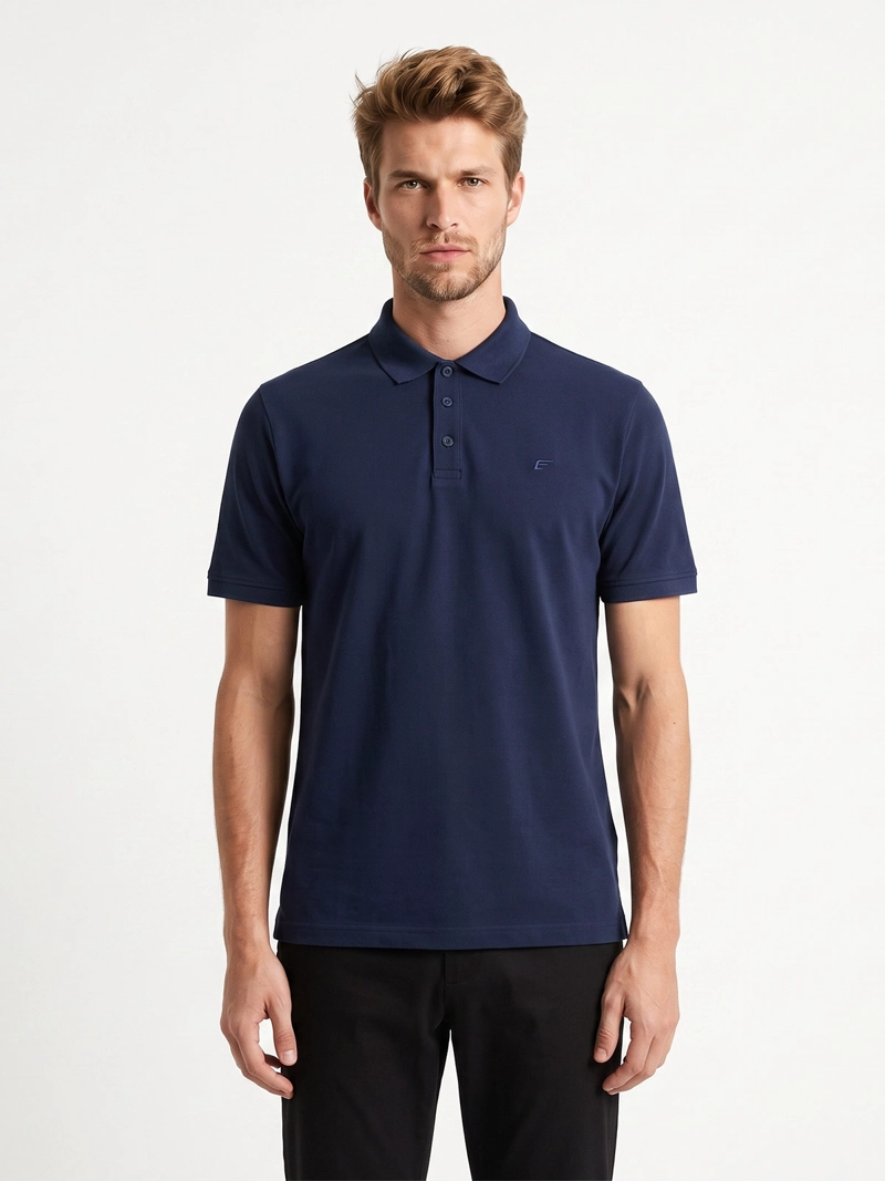 POLERA HOMBRE ELLUS ALGODÓN MANGA CORTA - 1