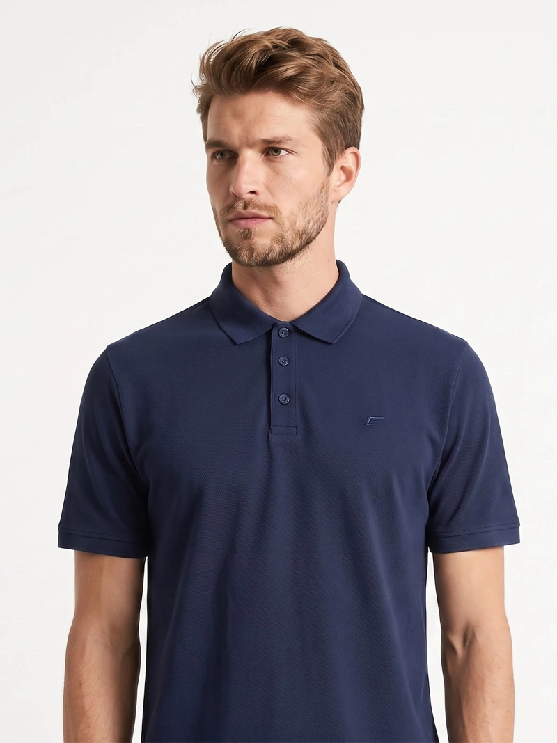 POLERA HOMBRE ELLUS ALGODÓN MANGA CORTA - 4