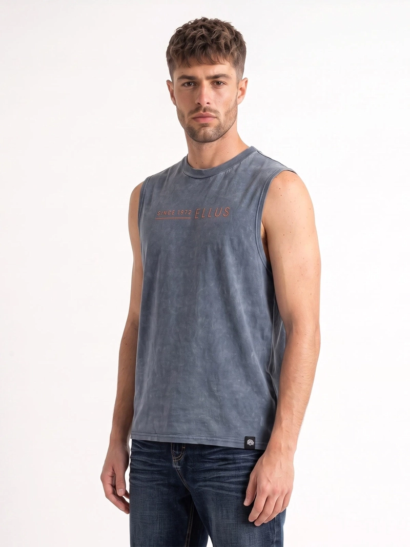 POLERA HOMBRE ELLUS ALGODÓN SIN MANGAS - 3