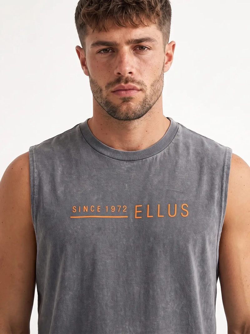 POLERA HOMBRE ELLUS ALGODÓN SIN MANGAS - 4