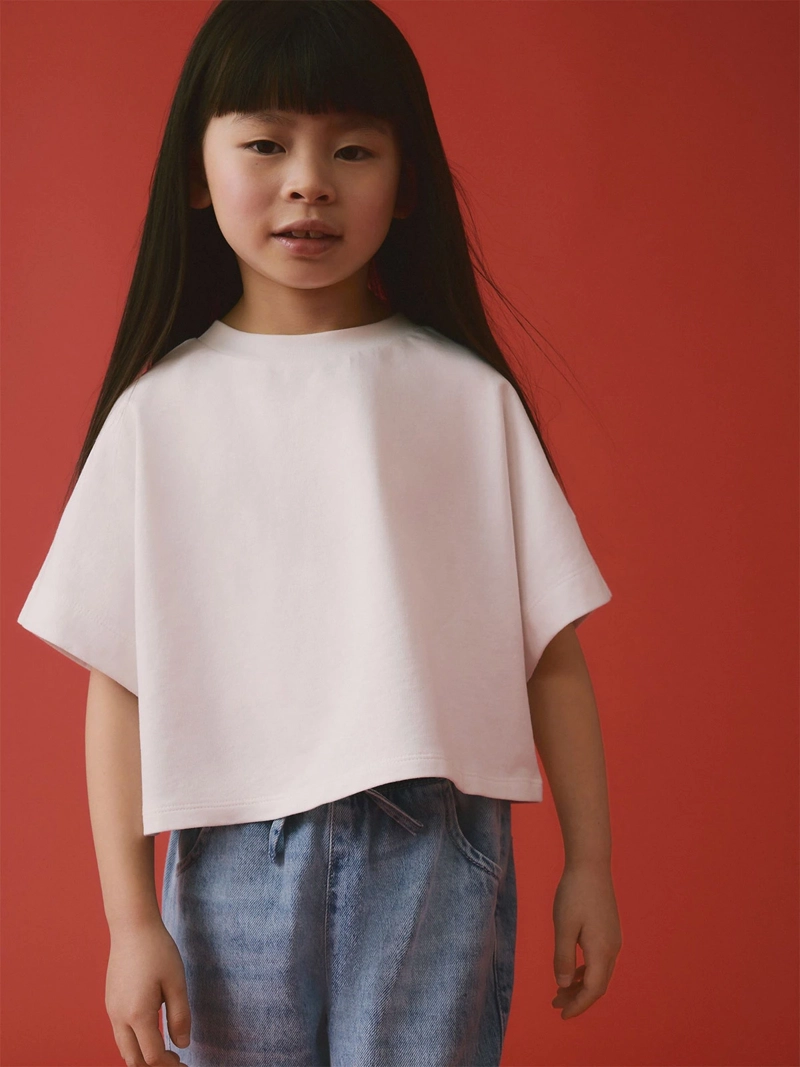 POLERA NIÑA NEXT MANGA CORTA ALGODÓN