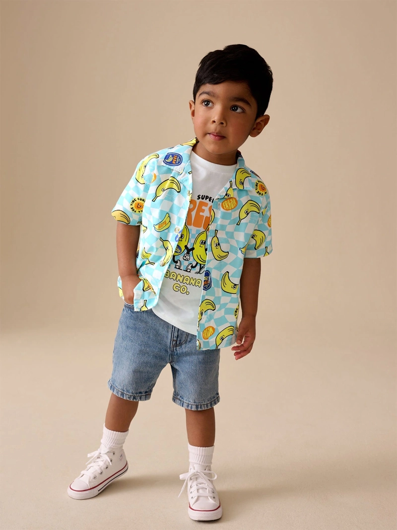CAMISA NIÑO NEXT MANGA LARGA