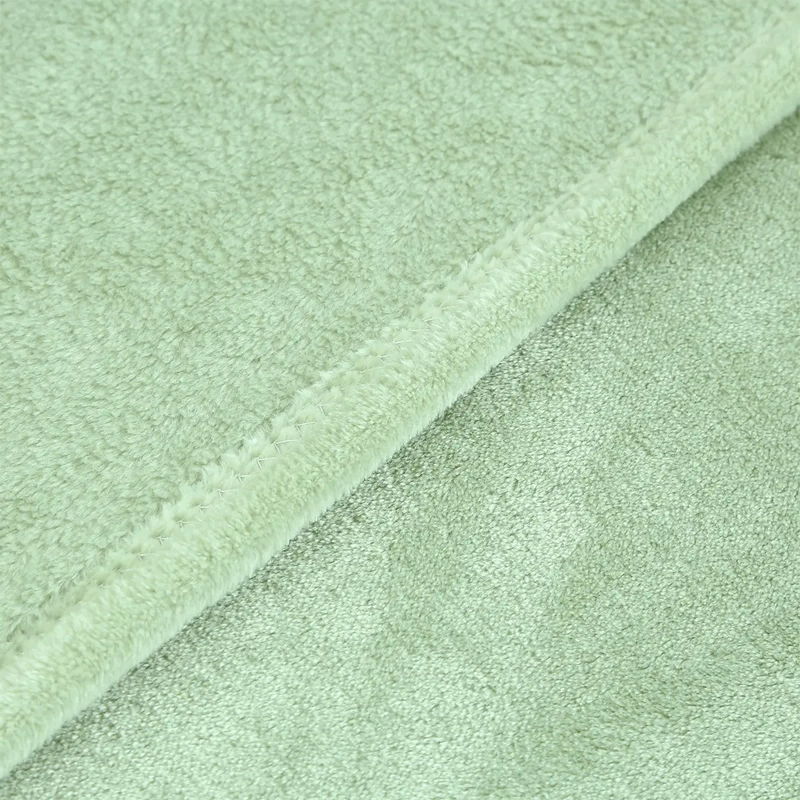 FRAZADA ILLUSIONS FLANNEL 1.5 PLAZAS OLIVO - 3
