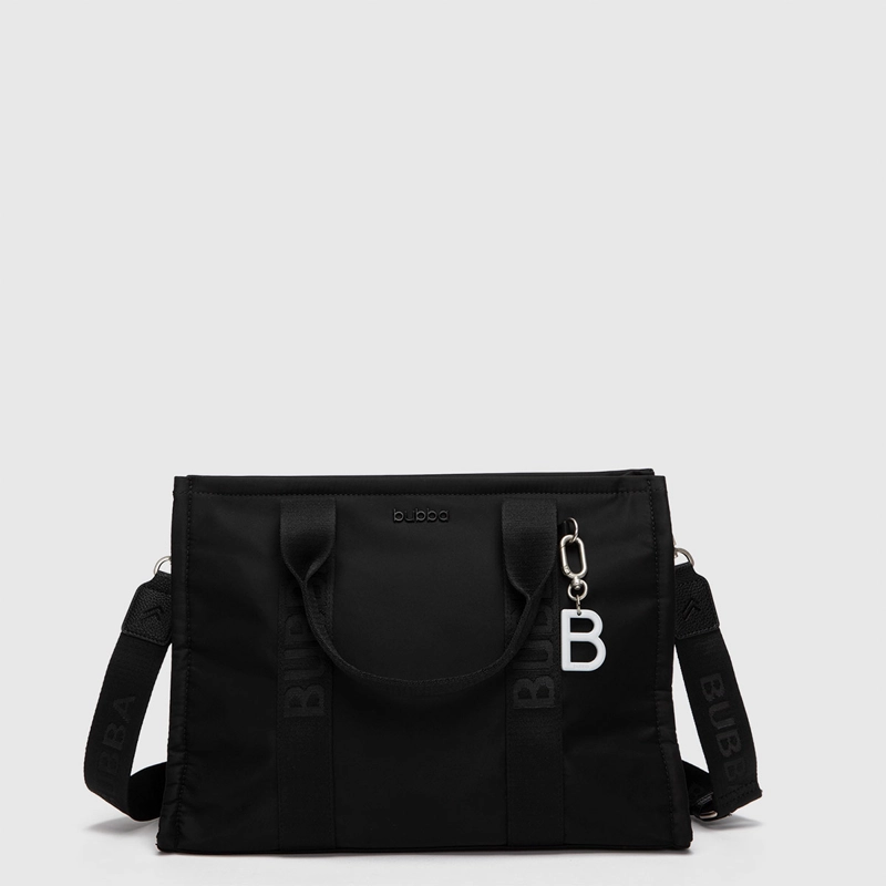 TOTE BUBBA NEGRO  B. COLLECTION  - 8