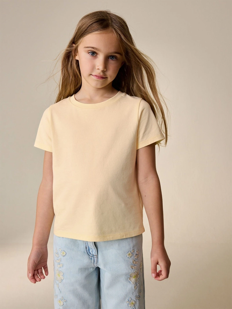 POLERA NIÑA NEXT MANGA CORTA ALGODÓN