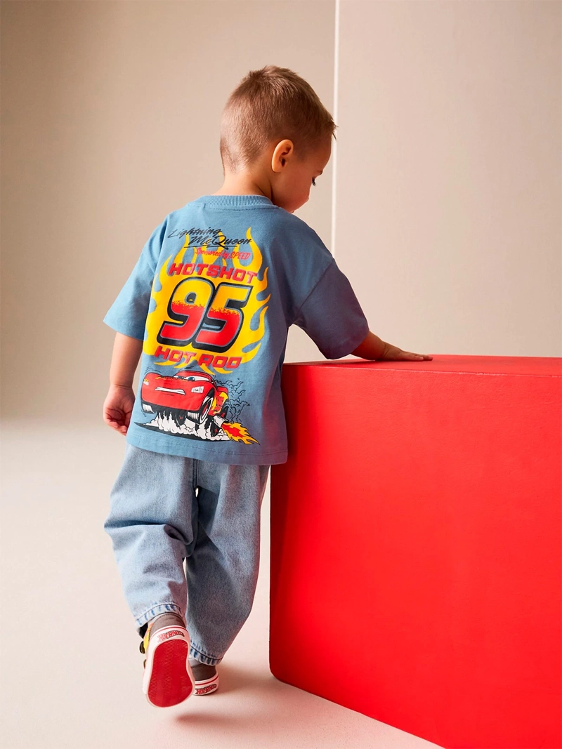 POLERA NIÑO NEXT MANGA CORTA ALGODÓN - 3