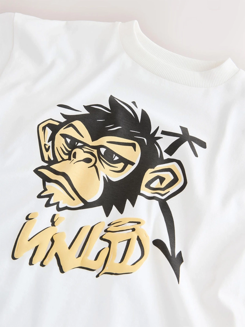 POLERA NIÑO NEXT MANGA CORTA ALGODÓN - 3