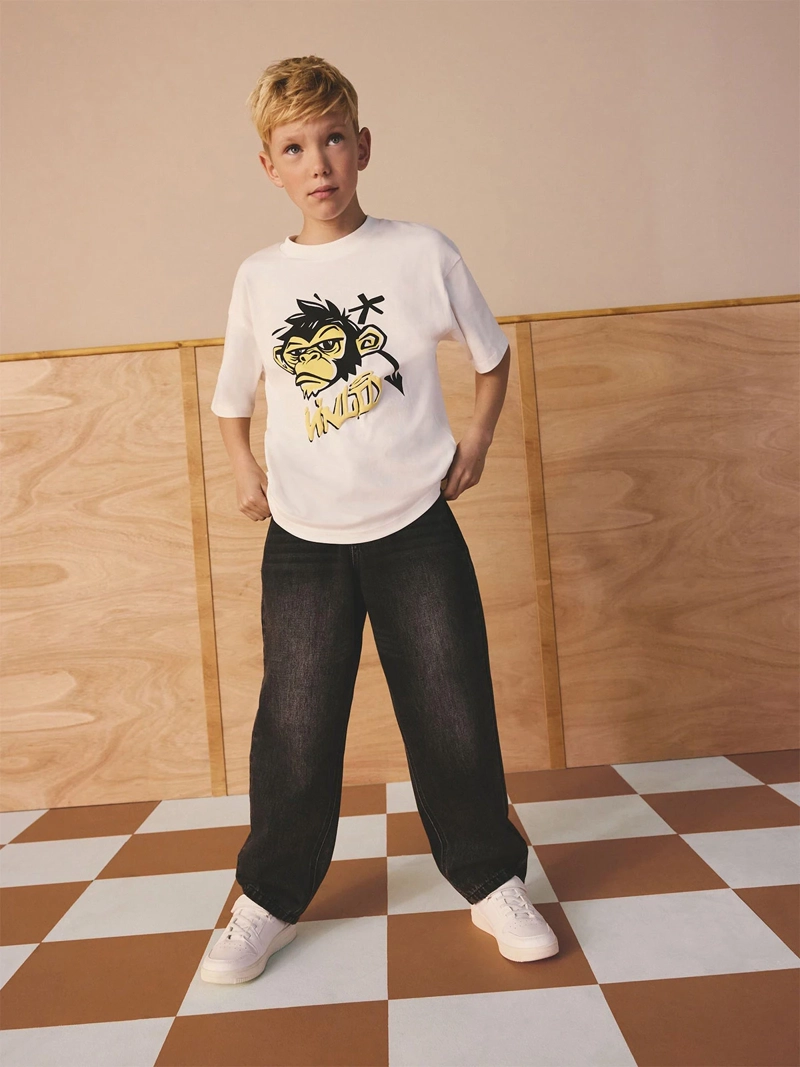 POLERA NIÑO NEXT MANGA CORTA ALGODÓN