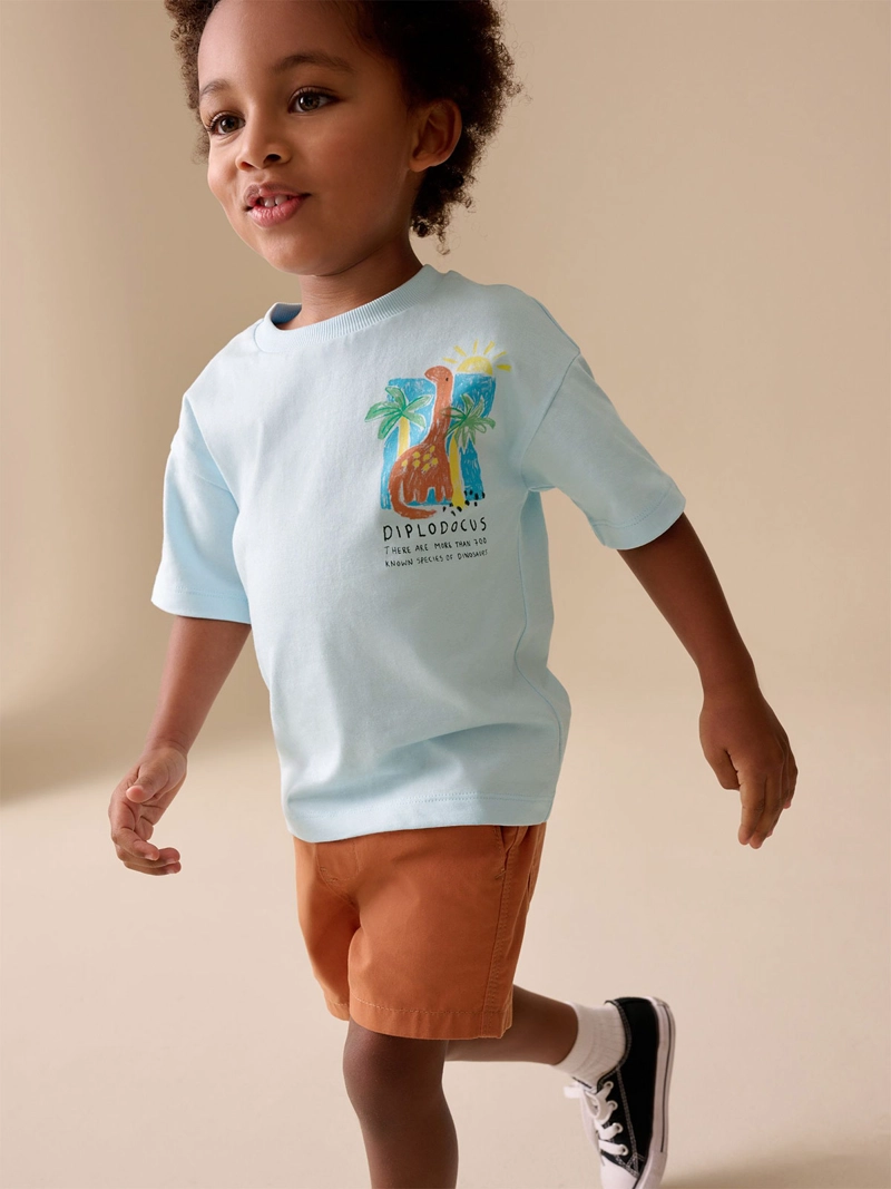 POLERA NIÑO NEXT MANGA CORTA ALGODÓN