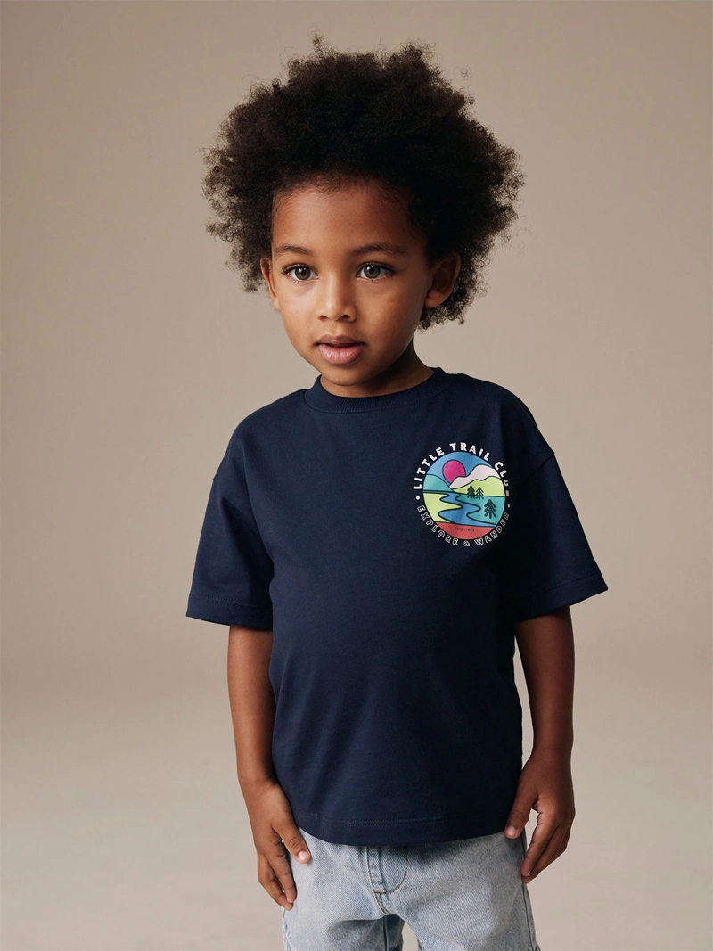 POLERA NIÑO NEXT MANGA CORTA ALGODÓN