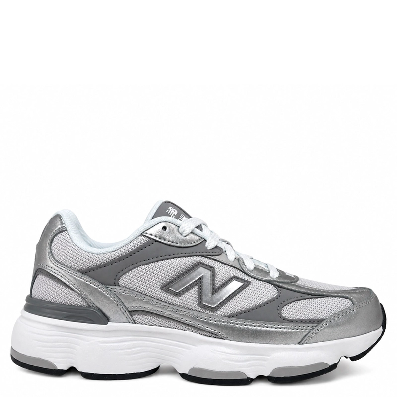 ZAPATILLAS MUJER NEW BALANCE CASUALES PLATEADO W6037JY - 1