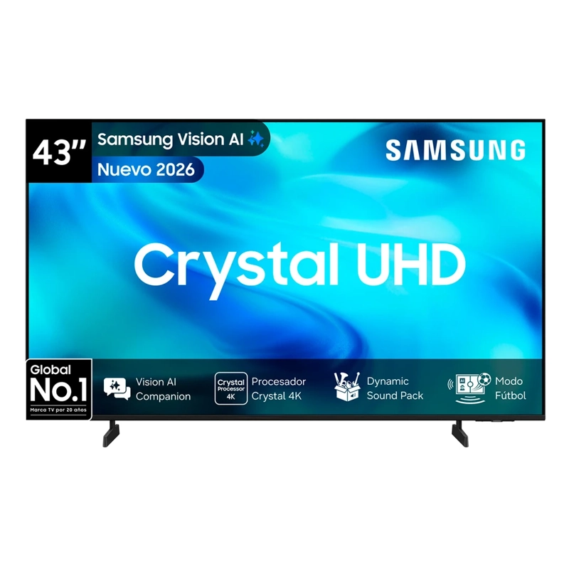SMART TV SAMSUNG LED 4K UHD 43” CRYSTAL U8000H VISION AI (2026) - 2