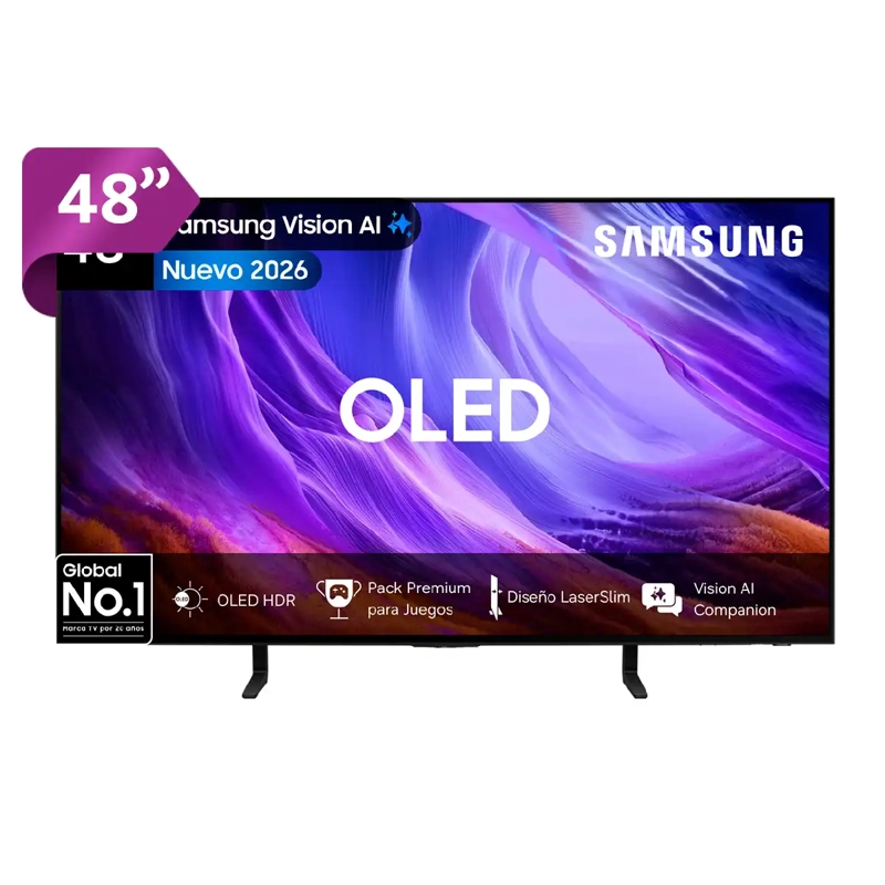 SMART TV SAMSUNG OLED 4K UHD 48” VISION AI S85H (2026)
