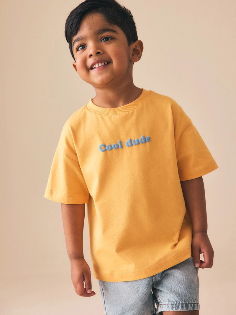 POLERA NIÑO NEXT MANGA CORTA ALGODÓN