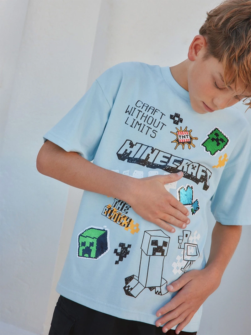 POLERA NIÑO NEXT MANGA CORTA ALGODÓN - 3