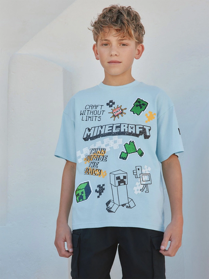 POLERA NIÑO NEXT MANGA CORTA ALGODÓN