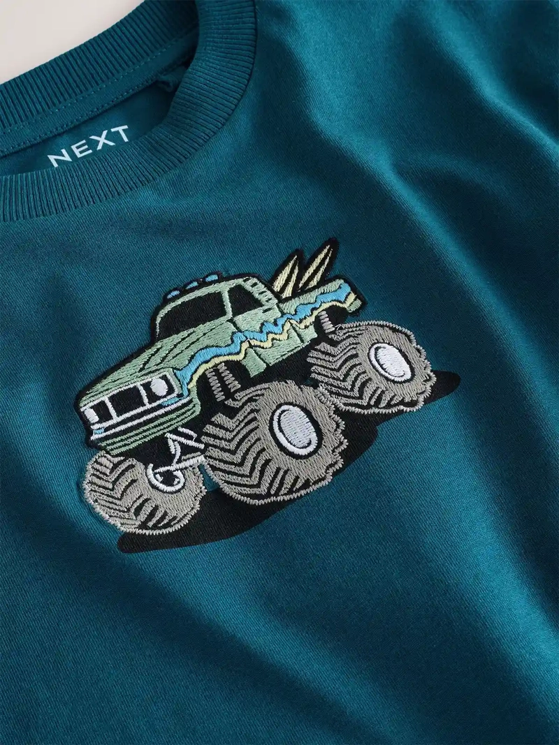 POLERA NIÑO NEXT MANGA CORTA ALGODÓN - 3