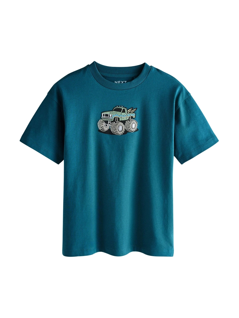 POLERA NIÑO NEXT MANGA CORTA ALGODÓN