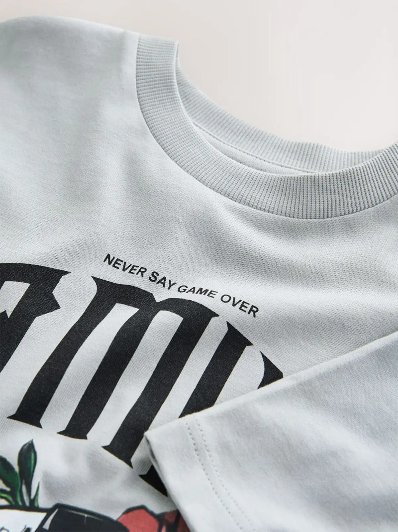 POLERA NIÑO NEXT MANGA CORTA ALGODÓN - 3