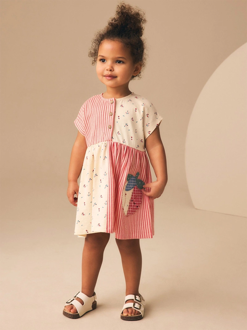 VESTIDO NIÑA NEXT ALGODÓN