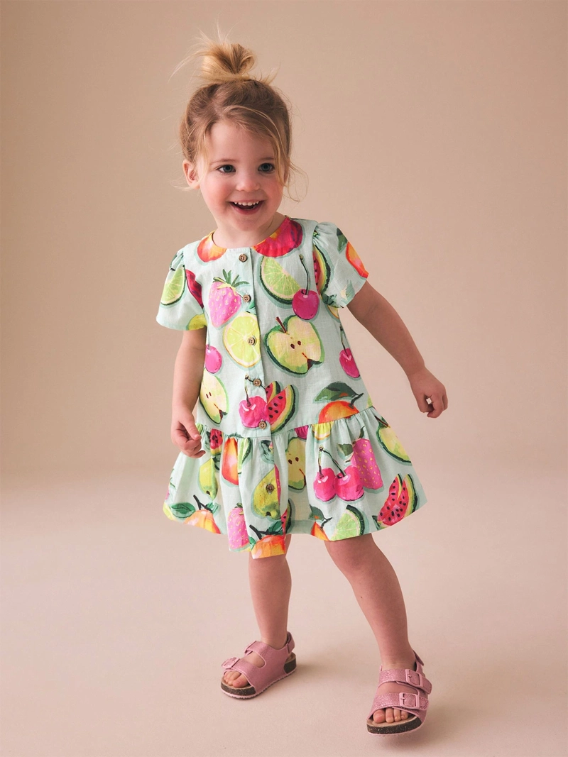 VESTIDO NIÑA NEXT ALGODÓN