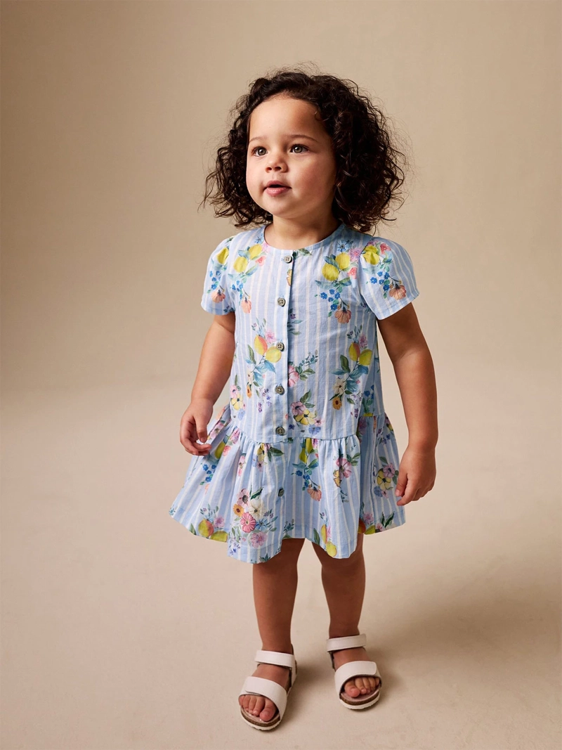VESTIDO NIÑA NEXT ALGODÓN
