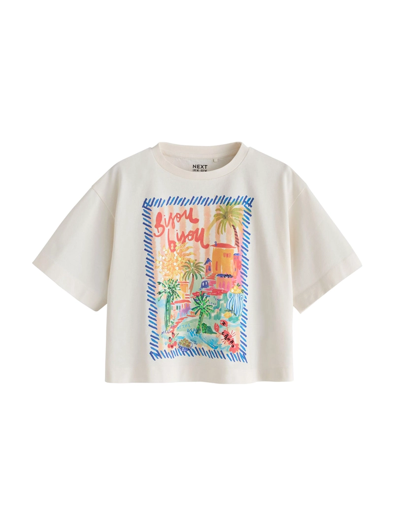POLERA NIÑA NEXT MANGA CORTA ALGODÓN - 2