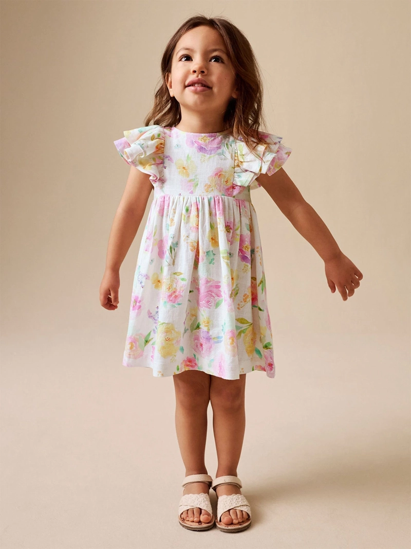 VESTIDO NIÑA NEXT LINO