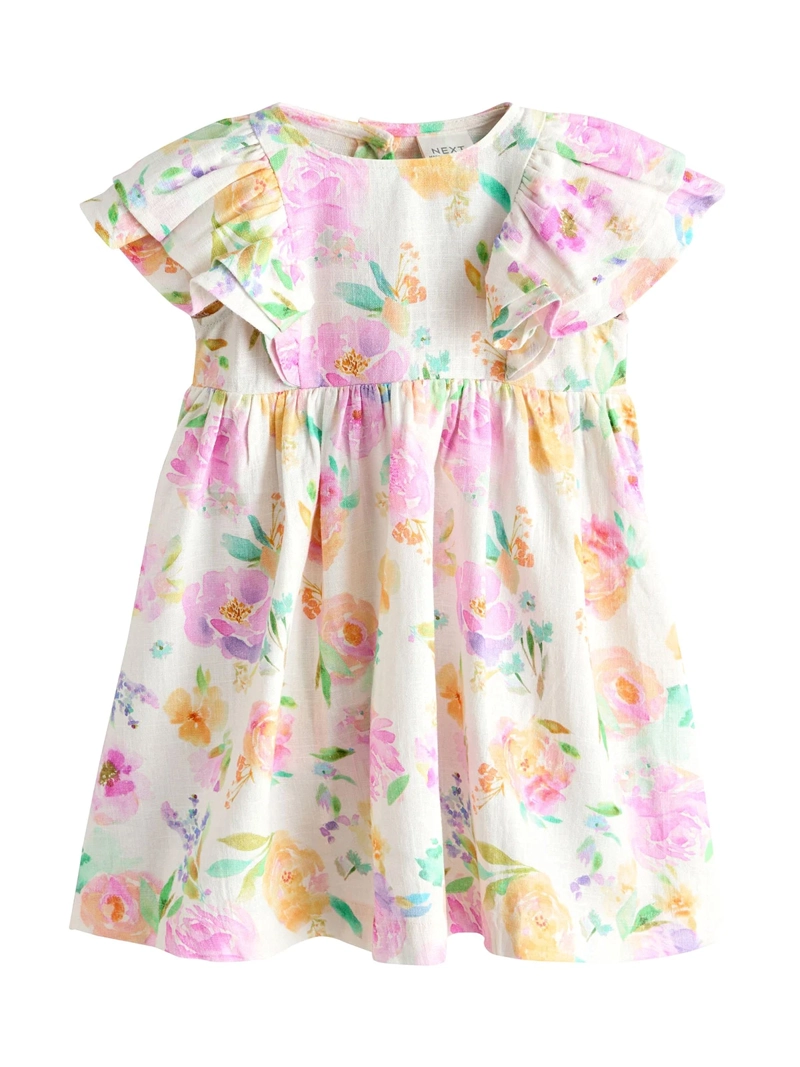 VESTIDO NIÑA NEXT LINO - 2