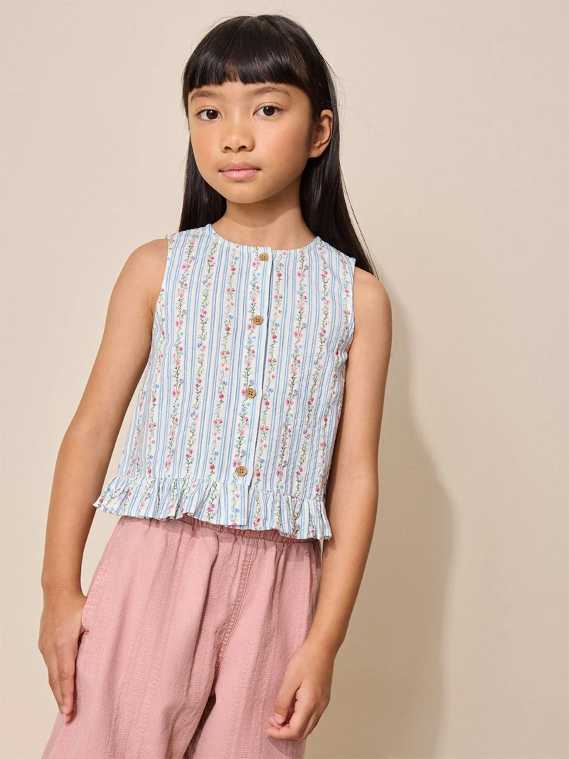 BLUSA NIÑA NEXT MANGA LARGA ALGODÓN