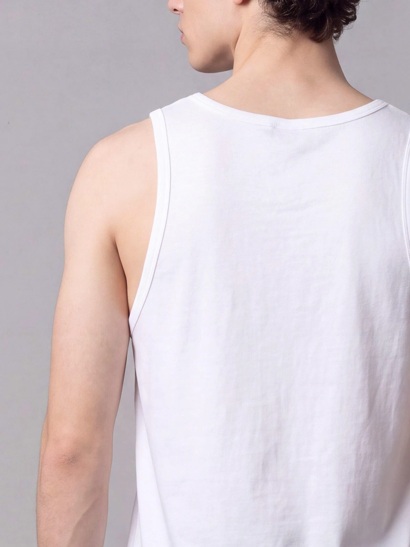 POLERA HOMBRE INDEX ALGODÓN SIN MANGAS RAYADA - 4