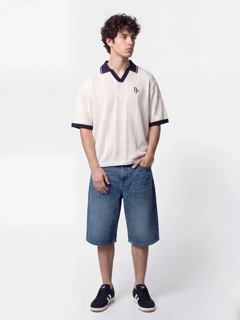 POLERA HOMBRE INDEX ALGODÓN MANGA CORTA