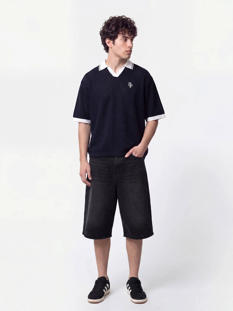POLERA HOMBRE INDEX ALGODÓN MANGA CORTA - 5