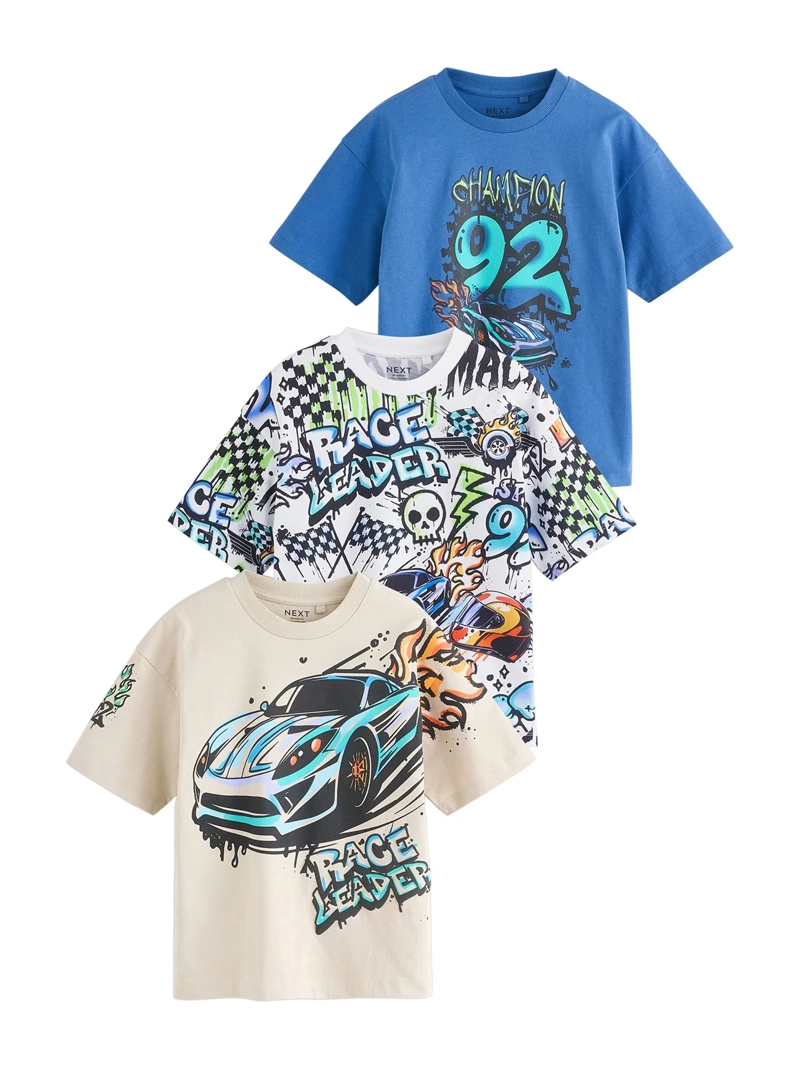 POLERA NIÑO NEXT MANGA CORTA ALGODÓN