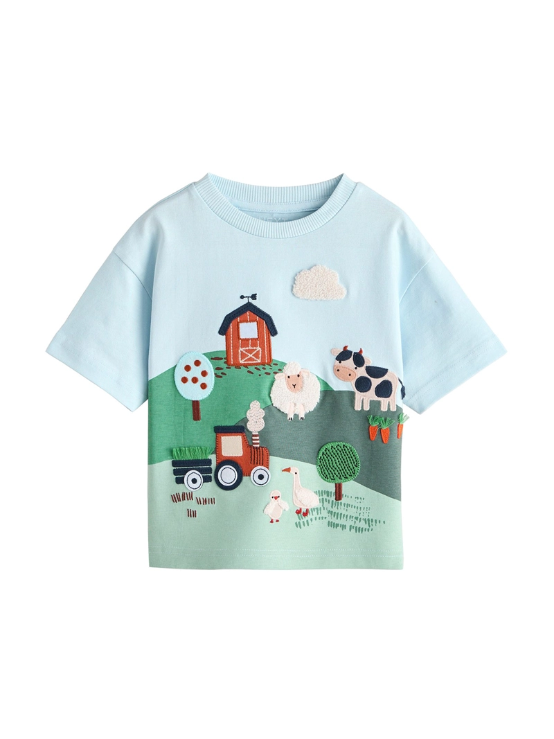 POLERA NIÑO NEXT MANGA CORTA ALGODÓN - 2