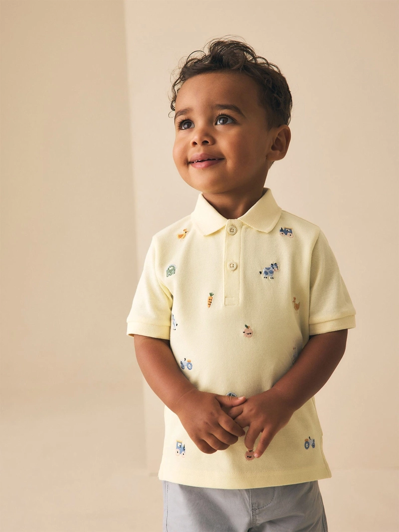 POLERA NIÑO NEXT MANGA CORTA ALGODÓN