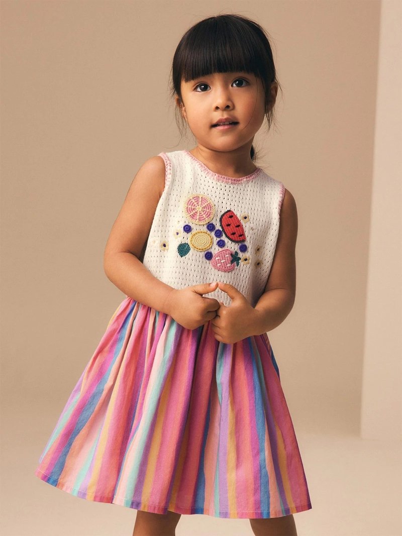 VESTIDO NIÑA NEXT ALGODÓN