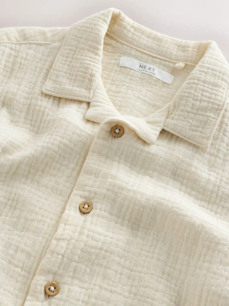 CAMISA NIÑO NEXT MANGA LARGA ALGODÓN - 3