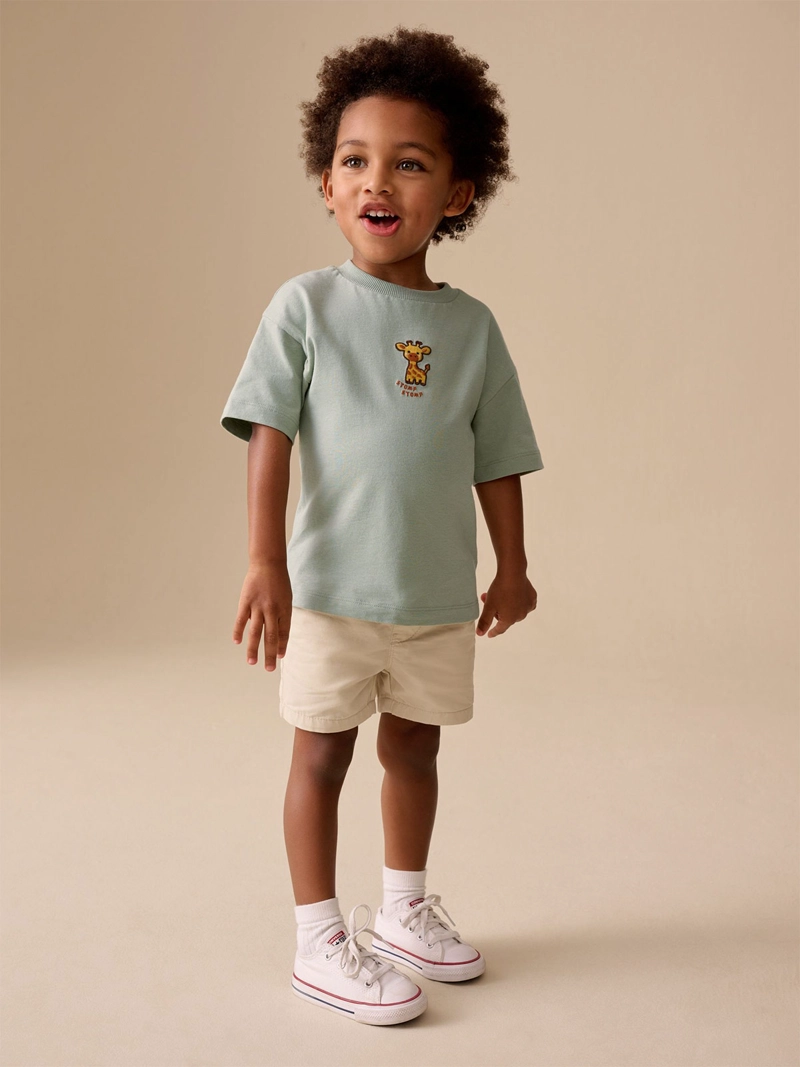 POLERA NIÑO NEXT MANGA CORTA ALGODÓN