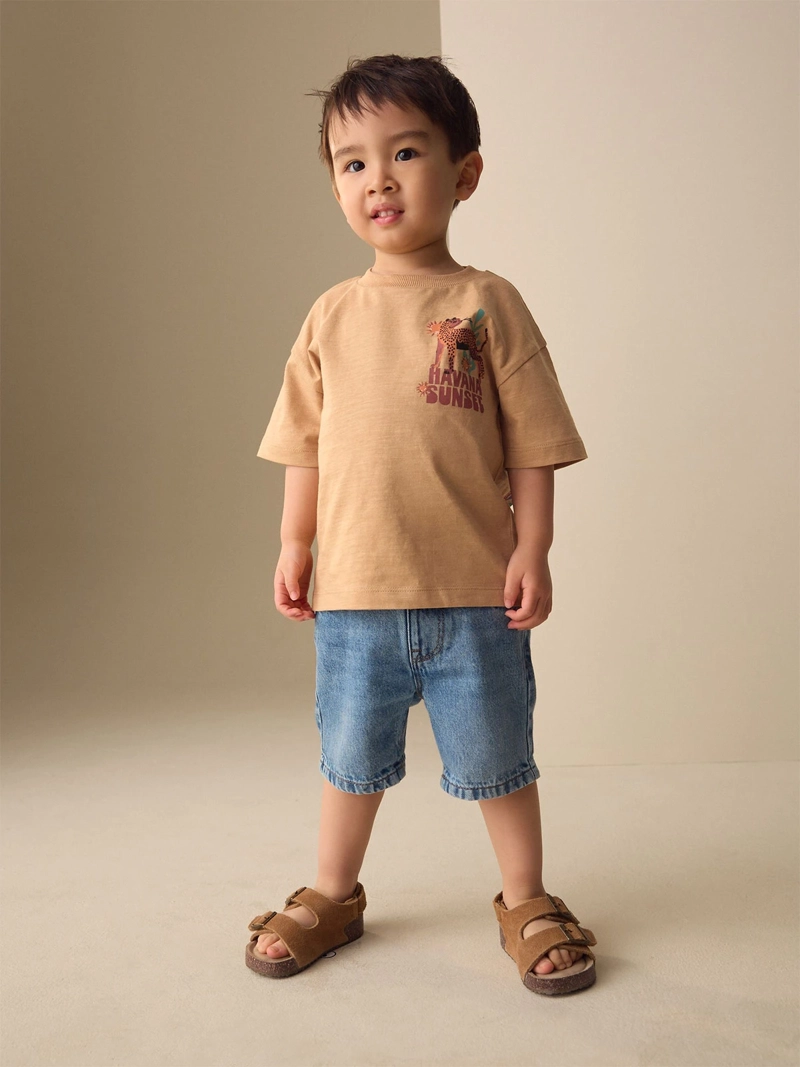 POLERA NIÑO NEXT MANGA CORTA ALGODÓN