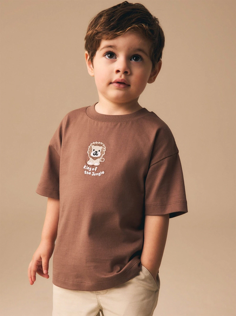 POLERA NIÑO NEXT MANGA CORTA ALGODÓN