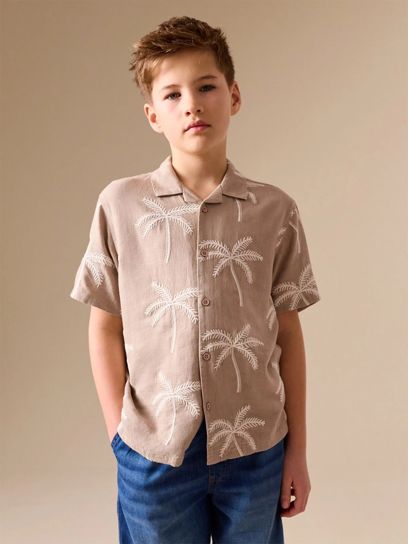 CAMISA NIÑO NEXT MANGA LARGA