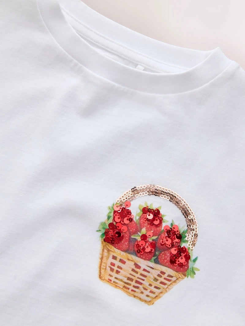 POLERA NIÑA NEXT ALGODÓN MANGA CORTA - 3